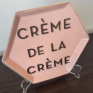 Plate Wall Idea! Crème de la Crème Trinket Dish/Plate